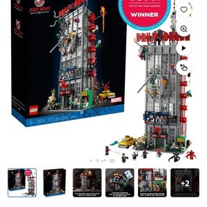 LEGO Marvel Daily Bugle Set - Red, Gray, Black
